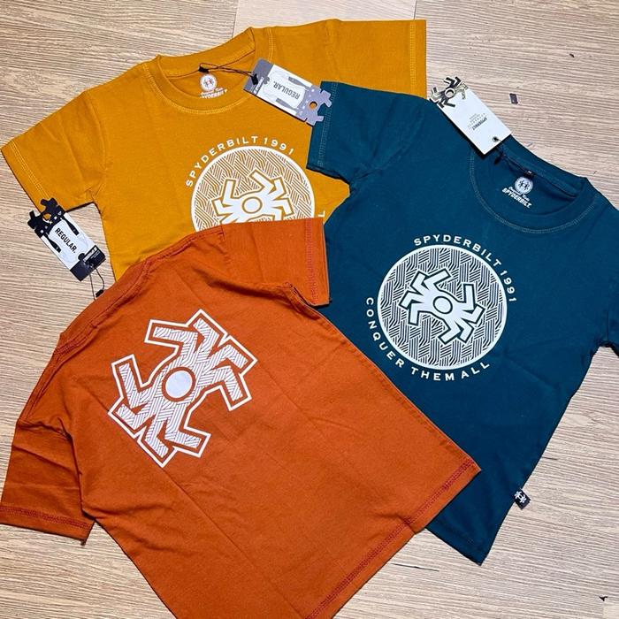 Kaos anak Spyderbilt 3 warna Lengan Pendek | Spyderbilt kids