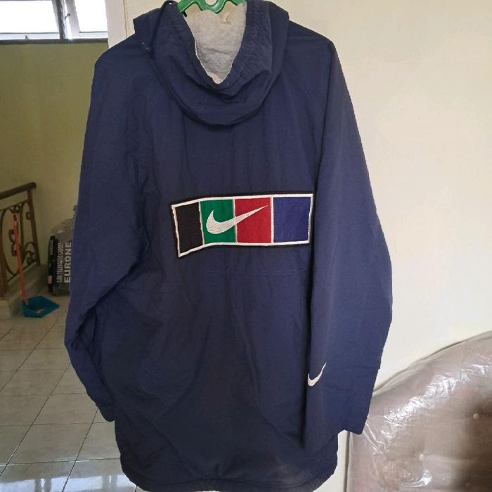 Jacket Parka Vintage Nike Court tahun 90an