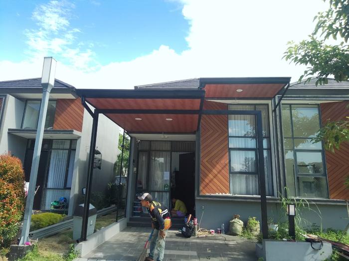 Kanopi rangka cordoba Alderon RS + Plafon PVC