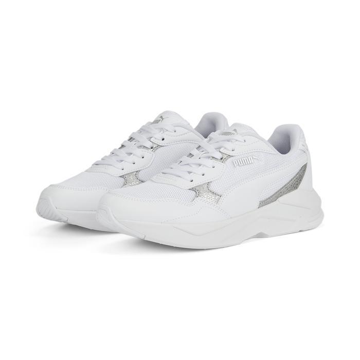 sale PUMA Sepatu Wanita X-Ray Speed Lite Distressed Sneakers White-White-Silver