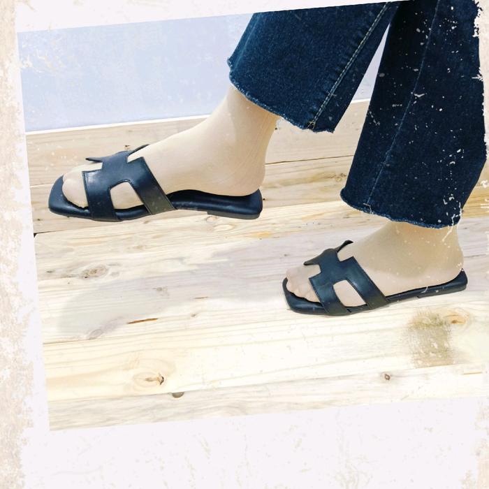 Sandal Teplek Wanita Kekinian Premium Vision Martin - Model Simpel 2024 Sendal
