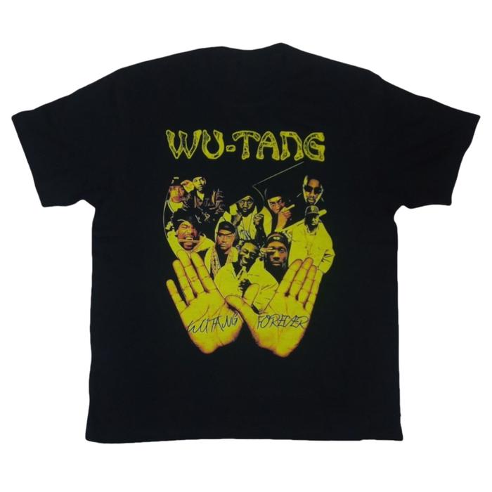 Kaos band Wu Tang Clan Bat Globe Forever Money Shield oversize Tshirt