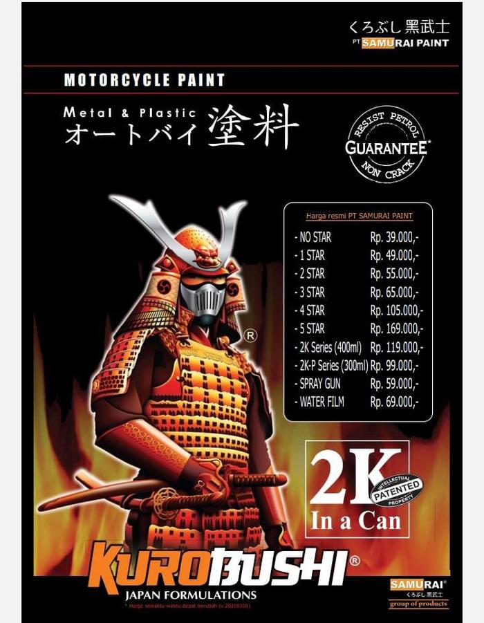 Samurai Paint Pearl Exited Orange H351P honda colours cat pilok warna candy orange aerosol samurai