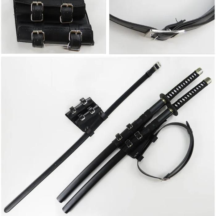 Belt Pedang Kulit Sintetis Sarung Pinggang Pedang Jepang Samurai