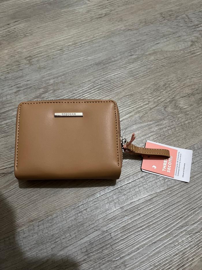 DOMPET WANITA 3SECOND WARNA COKELAT ORIGINAL