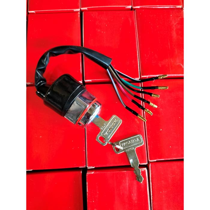 Kunci kontak honda cb twin 125 175 200 350 model ori original kabel 6 dobel klik CB CG GL