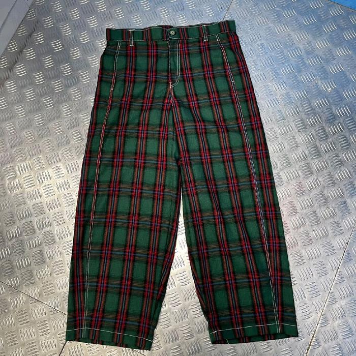 Long Pants Tartan Red Plaid // Brand New
