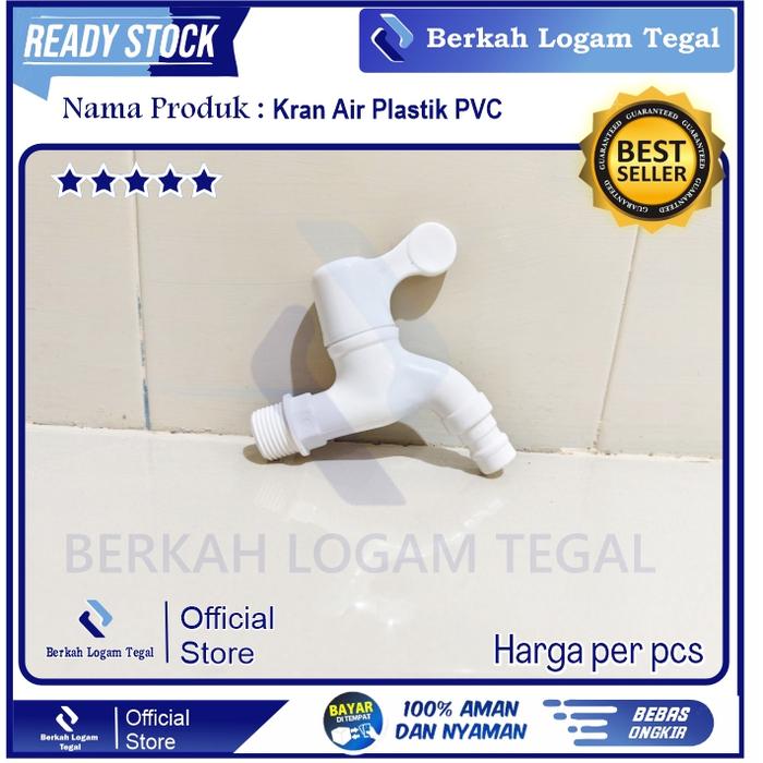 Kran Air Plastik PVC Untuk kamar mandi wastafel toilet taman tempat wudhu