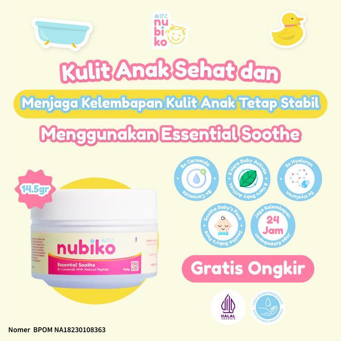 Nubiko Essential Soothe Moisturizer Cream Pelembab Wajah Momy & Baby Bayi Kulit