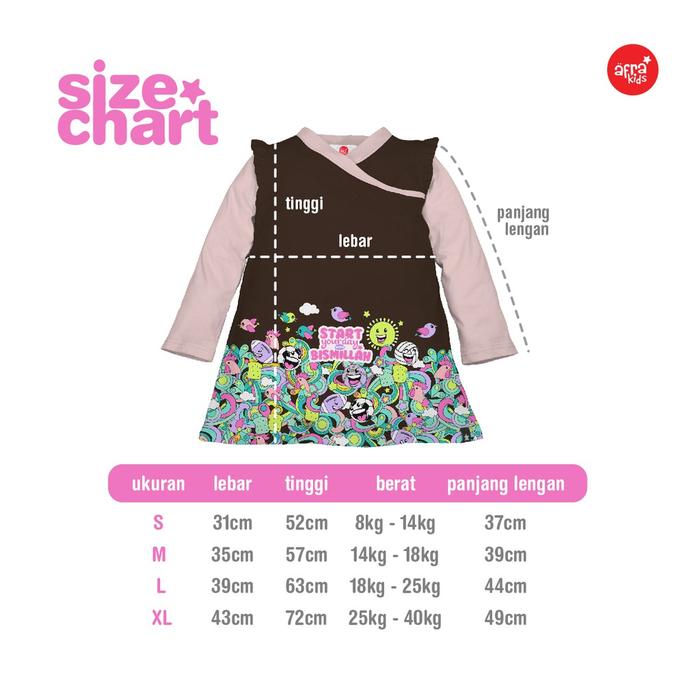 Kaos Tunik Anak Afrakids Af265 Af271 Af272 Af286 Af303 Best Seller
