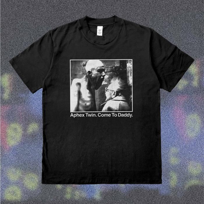 [HOT] Aphex Twin Heavyweight 16s - Kaos Band Merch heavy Cotton Combed Bootleg Fanmade