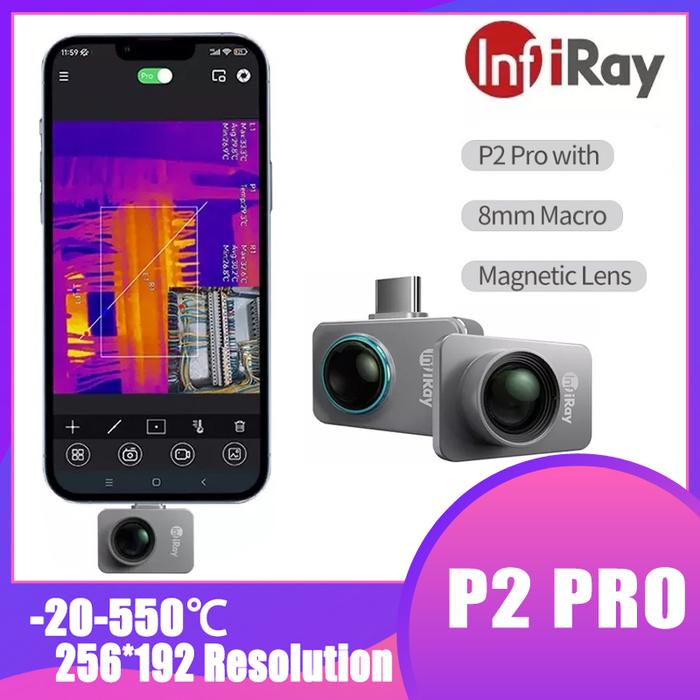 InfiRay P2 Pro Mobile Phone Infrared Thermal Imager Industrial Test