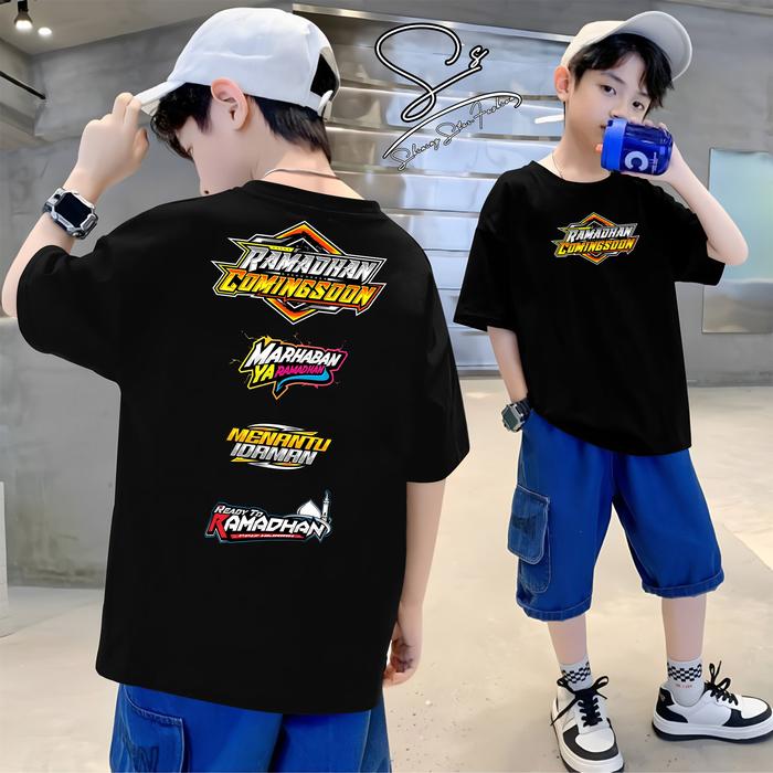 Kaos Anak Ramadhan Race 2026 Marhaban Ya Balapan Vol 2 Drag Bike Baju Ramadan Race Repeat Racing Mot