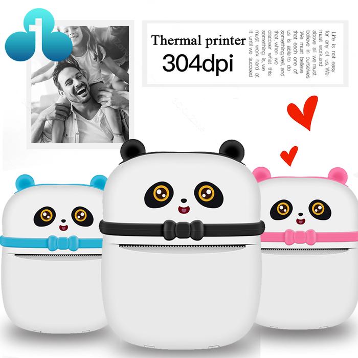 Portable Thermal Printer Thermal Paper Photo Panda Pocket Printer 58