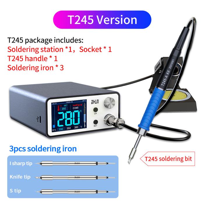 AIXUN digital soldering station Portable soldering station mobile