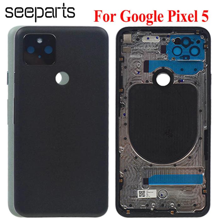 6.0" For Google Pixel 5 Battery Cover Door Back Housing Rear Case