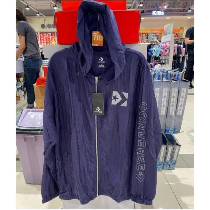 Original Jaket Parasut Conmj1110467 Converse Untuk Pria Siz S M L