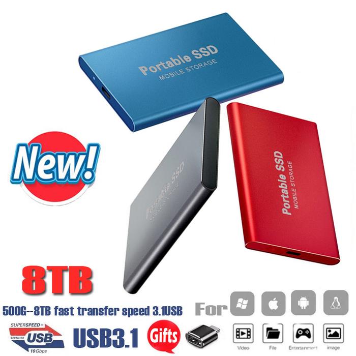 Portable SSD 4TB 8TB 16TB SSD Solid State Drives 2.5 Inch Hard Disk