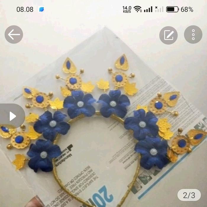 BANDO TARI/BANDO KARNAVAL/BANDO BUNGA BIRU