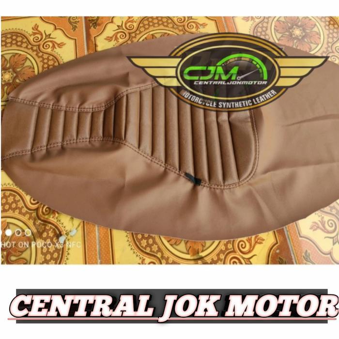 Terbaik COVER KULIT JOK MOTOR SCOOPY NMAX VARIO MODEL CAFERACER Terimakasih