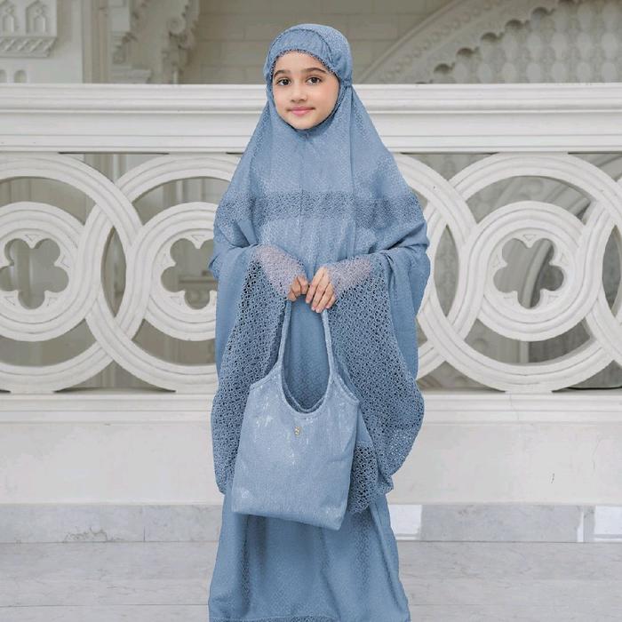 BUTTONSCARVES Safa Kids Prayer Robe - Bule