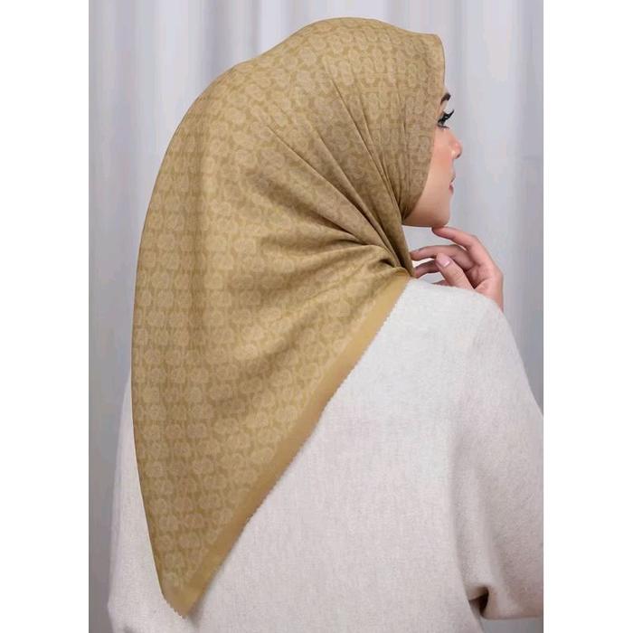 button scarves Jilbab Wanita