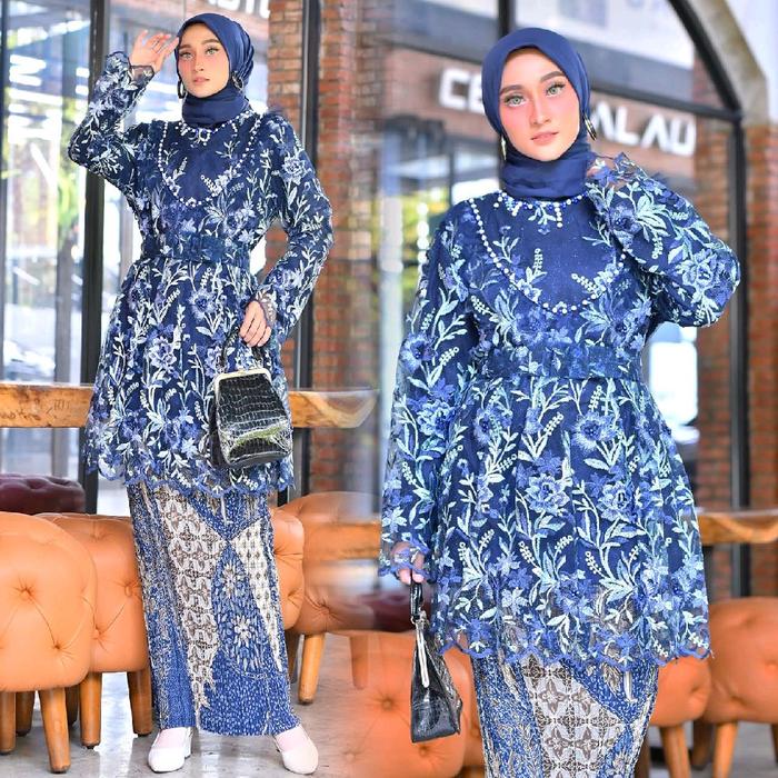 Kebaya Pesta - Set kebaya Naura - Kebaya Modern kekinian - Kebaya