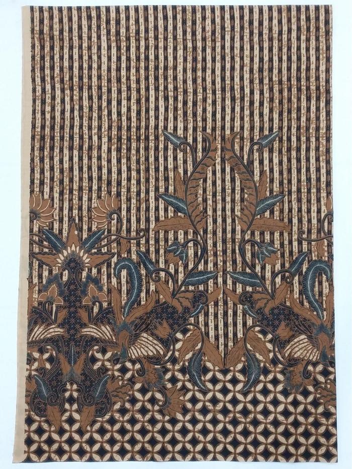 Kain Batik Jarik Selendang Katun SJ 190 Klasik Sogan Liris Kawung