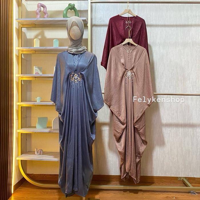 KAFTAN ZAKIYA GAMIS DRESS LEBARAN