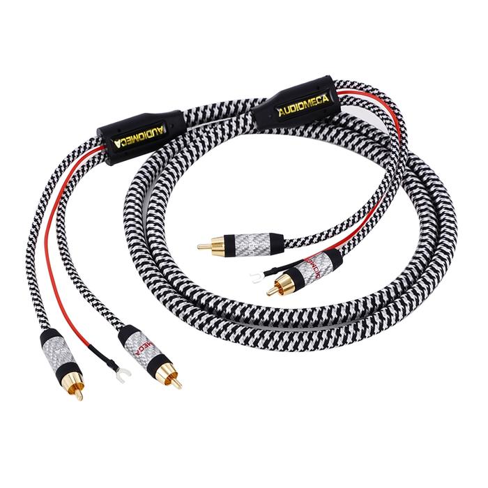 Kabel audio player tape hitam RCA