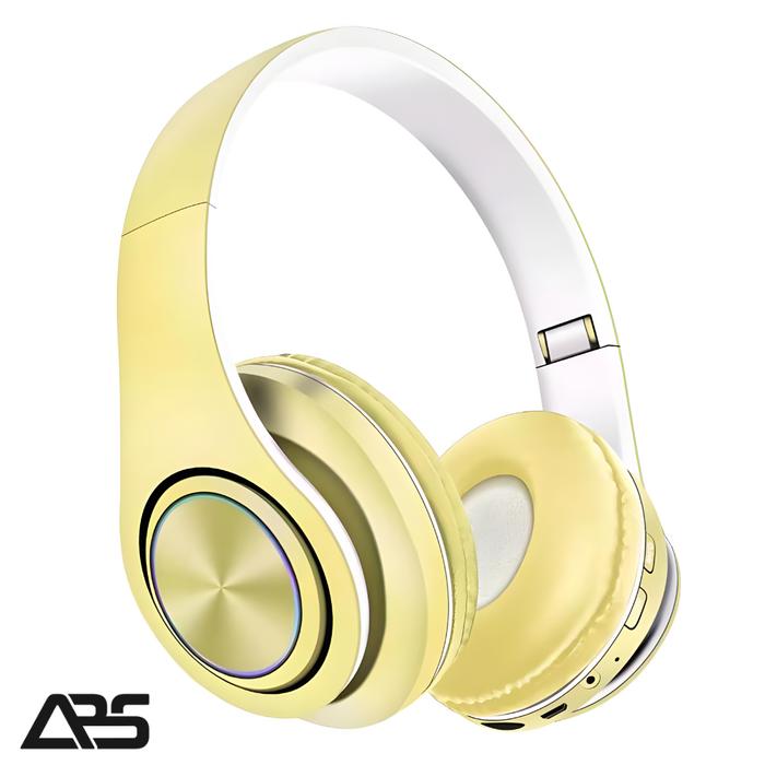 ABS - Headphone Macaron B39 / P39 Headset HF Wireless With LED Inpods Iboom Bluetooth V5.0 Headphone