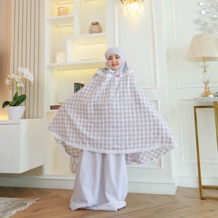 Mukena Anak Jannati - Mukena motif Square