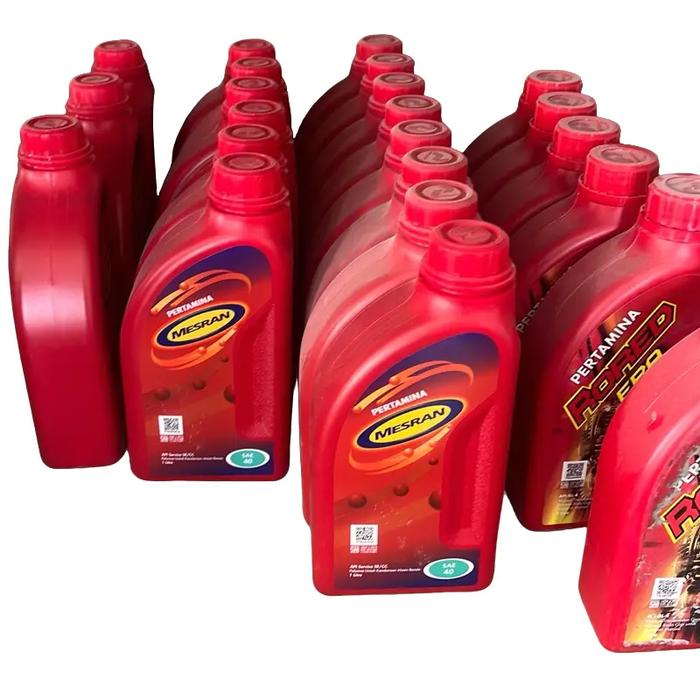 Pertamina oli mesin untuk motor dan mobil diesel