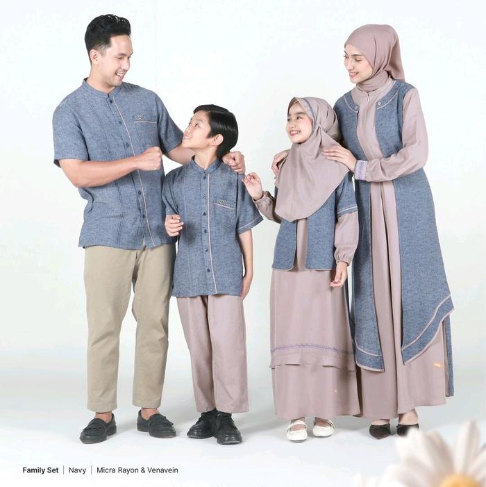 SARIMBIT NIBRAS TERBARU 2025 ARETHA BAJU COUPLE KELUARGA Gamis Pasangan