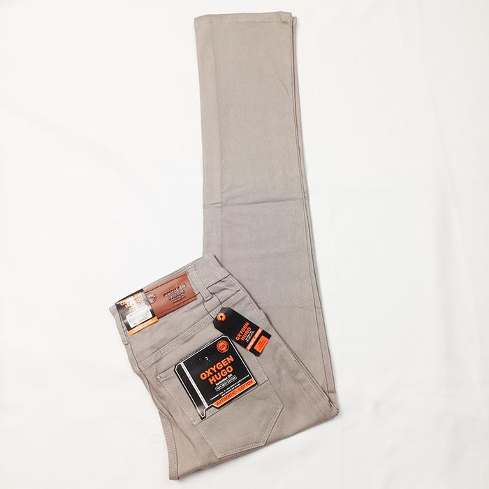 Celana Jeans Oxygen Hugo Regular Premium 100% Cotton Khaki