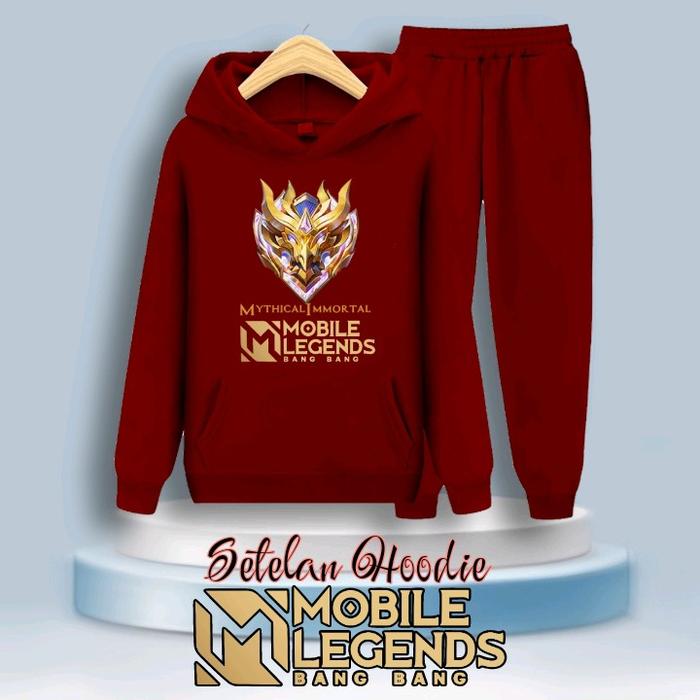 SETELAN HOODIE MLBB MYTHIC ANAK DAN REMAJA