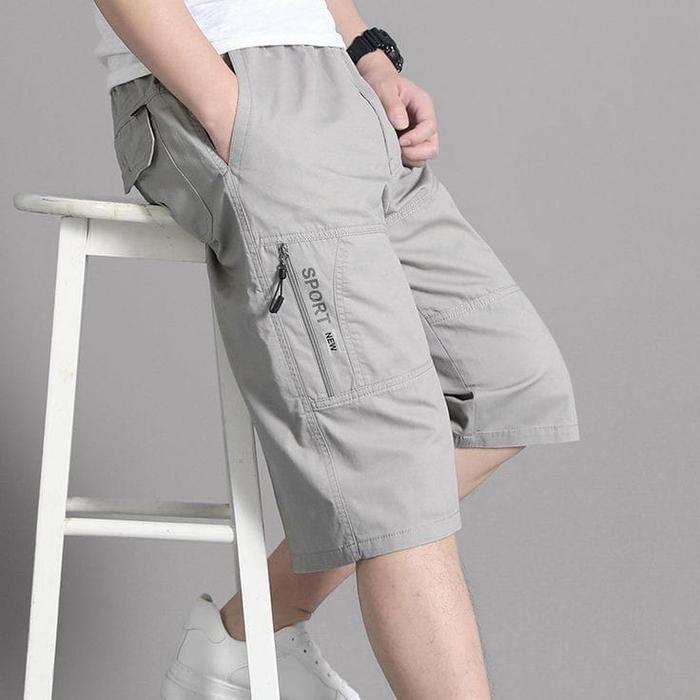 Celana Sirwal Cargo Premium 3/4 Pria Dewasa Shorts  - Twill, Casual celana casual ultras celana  3⁄4