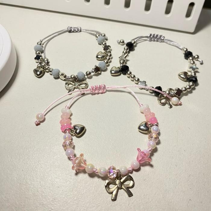 GELANG MANIK TALI SATIN / GELANG MANIK /GELANG TALI CHINA