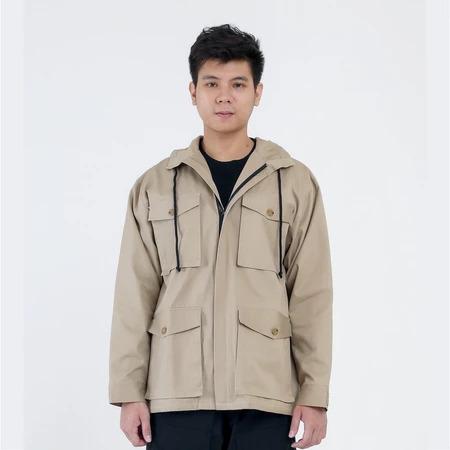 Jaket Pelindung Anti-Air dan Mikrobial Sritex - Men's 4 Pockets
