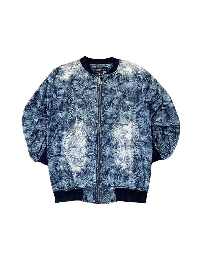 Authentic / Original In The Attic - Tropical Bomber Jacket Blue
