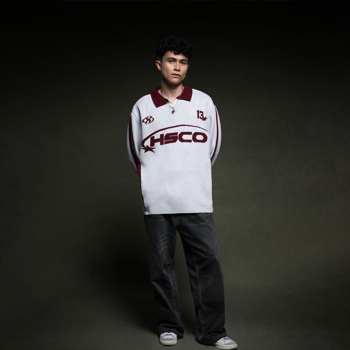 PROMO SPECIAL HSCO ORIGINAL Oversized Knitwear Sweater / Sweater Rajut- Plads / Lengan Panjang