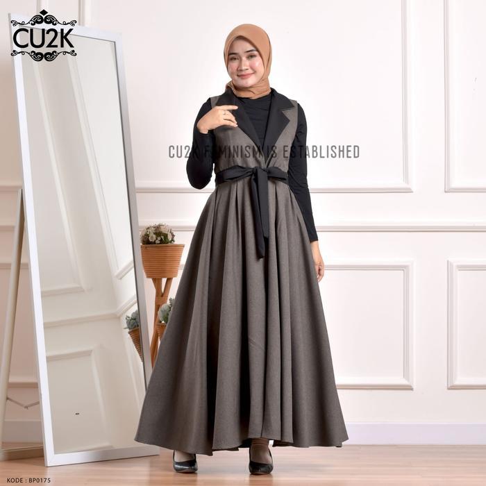 Cardigan Wanita Rina by CU2K Brand | Outer Maxi Premium Dress