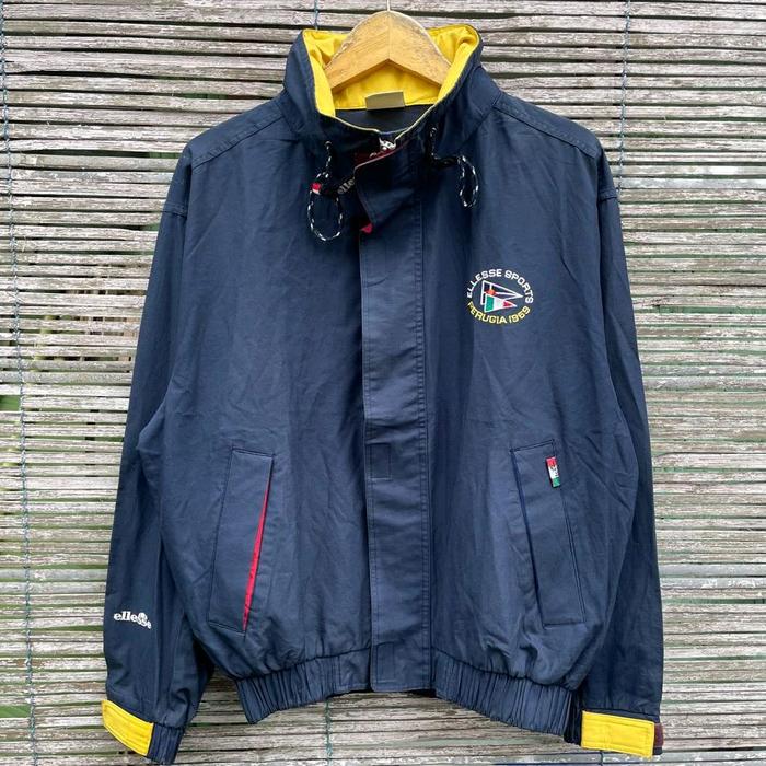 jaket ellesse perugia kanvas windbreaker second