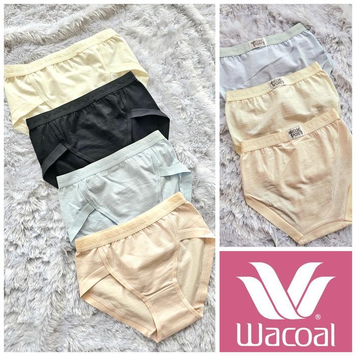 PANTY MIDI BASIC WACOAL KATUN SPORT CELANA DALAM WANITA IP 1300 IP1300 K184