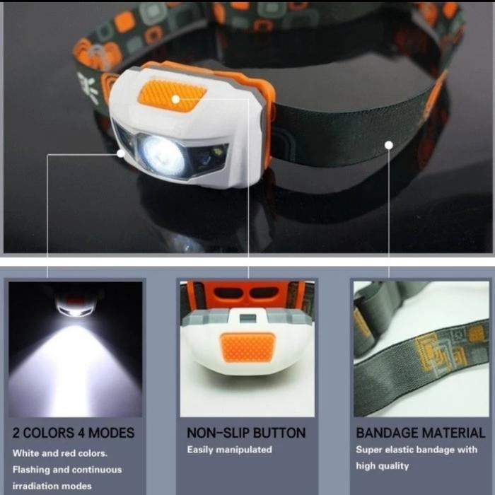 Headlamp waterproof Taffled / senter kepala outdoor