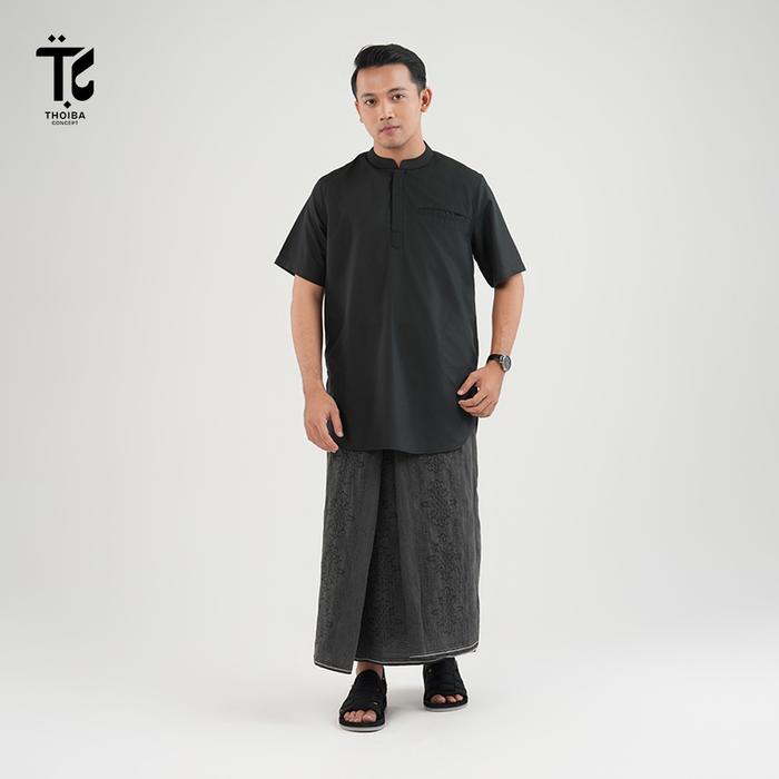 Thoiba Concept - Sallam Kemeja Koko Pria Resleting Katun Superfine