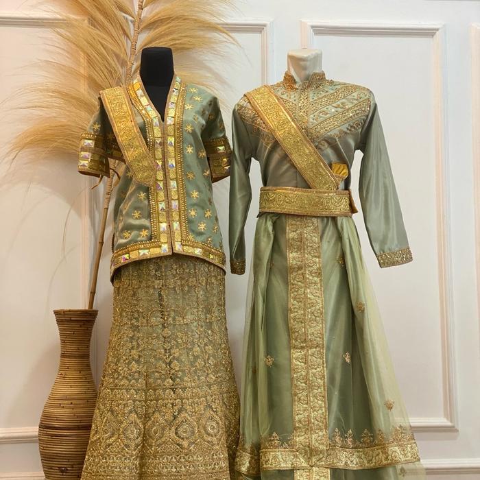 1 Set Baju Pengantin Bodo Modern Murah untuk Wanita - Model Terbaru Pesta Mewah