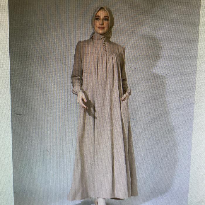 Azka dress hijab katun wanita