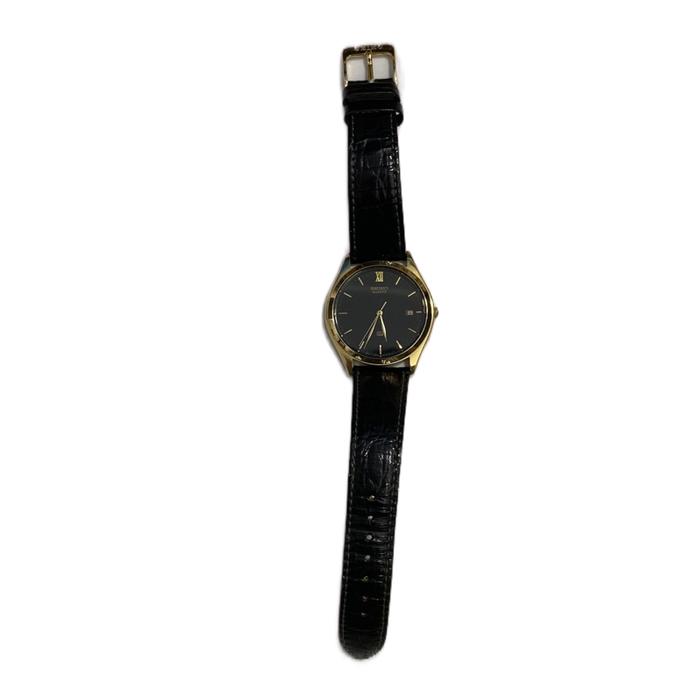 Jam tangan cowok Seiko tali kulit Seken Original 100%