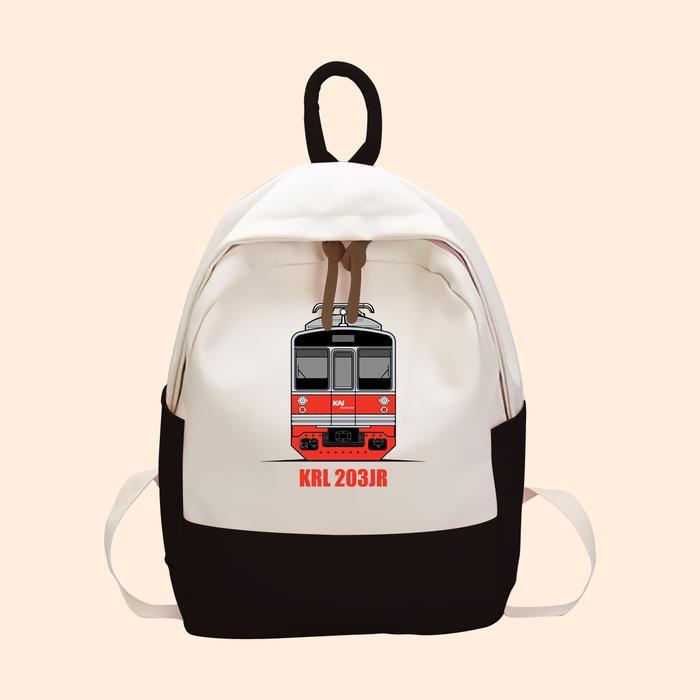 TERBAIK Tas Anak Kereta Api Indonesi KAI KRL Ransel Anak SD TK Kantong Backpack Karakter Anak KRL-20